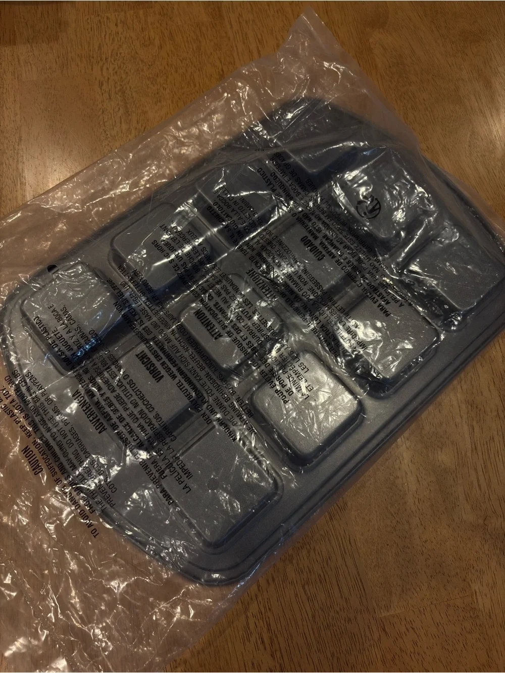 Pampered Chef Non-Stick 12-Well Brownie Pan Gray Metal Rectangle MPN 1544